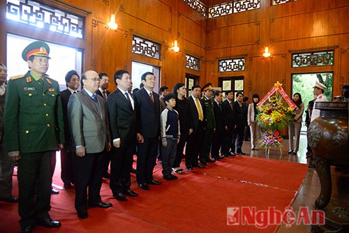 Truong Tan Sang en déplacement à Nghe An - ảnh 1